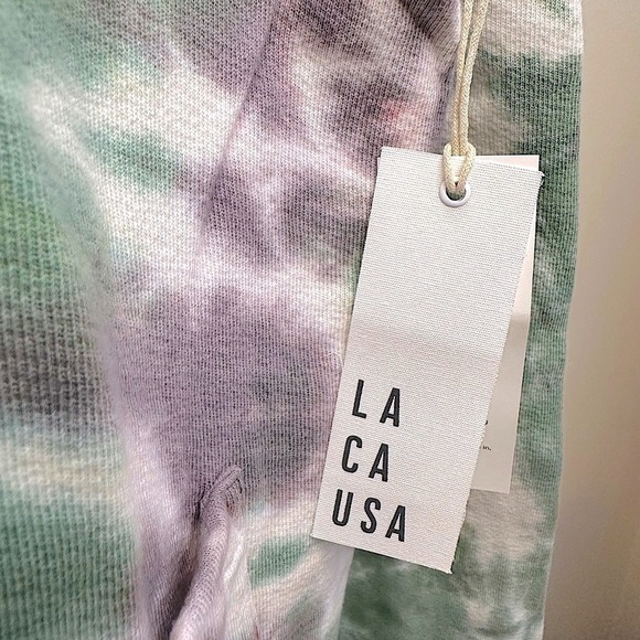 NWT Anthropologie LACAUSA Kismet Terry Fabric Jacket Sugarplum Swirl Size Large - Picture 6 of 15